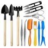 12-piece Set Succulents Gardening Tool Scissors Transplanter Soil Shovel Potted Plants Trim Brush