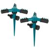 2 Packs 360 Degree Rotatable Lawn Garden Sprinkler Sprayer Adjustable Sprinkler