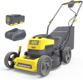 Cordless Electric Lawn Mower F4017 Yellow