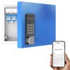 WeHere Key Lock Box (16 Keys) with APP;  Steal Large Key Cabinet Wall Mount; Electronic Locking Key Box use OTP/Bluetooth/Fixed Password Unlock;  APP