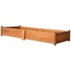 vidaXL Garden Raised Bed Acacia Wood 78.7"x19.7"x9.8"