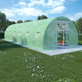 vidaXL Greenhouse 290.6 ftÂ¬â‰¤ 354.3"x18.1"x78.7"