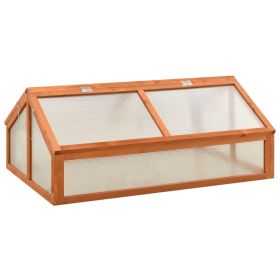 vidaXL Greenhouse 47.2"x31.5"x19.7" Firwood