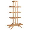 vidaXL Plant Stand 32.7"x9.8"x55.9" Firwood