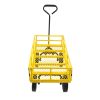 Tool cart cart garden cart truck makes it easier to transport firewood (yellow)