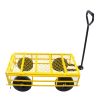 Tool cart cart garden cart truck makes it easier to transport firewood (yellow)