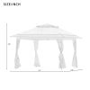 Gazebo Canopy Soft Top Outdoor Patio Gazebo Tent Garden Canopy for Your Yard;  Patio;  Garden;  Outdoor or Party