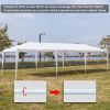 30''x10''(3 x 9m ) Seven Sides Portable Home Use Waterproof Tent with Spiral Tubes For Household;  Wedding;  Party;  Parking Shed  XH