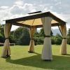 Gazebo Canopy Soft Top Outdoor Patio Gazebo Tent Garden Canopy for Your Yard;  Patio;  Garden;  Outdoor or Party