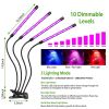 Grow Lights for Indoor Plants; iMounTEK 80W 80 LEDs Plant Lights with Red Blue Full Spectrum 10 Dimmable Level