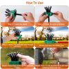 360Â¬âˆž Flexible Lawn Sprinkler Automatic 12 Tubes Garden Water Irrigation Sprayers Garden Sprinkler