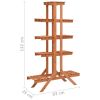 vidaXL Plant Stand 32.7"x9.8"x52" Solid Firwood