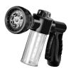 8 In 1 Foam Garden Hose Nozzle Soap Sprayer High Pressure Foam Cannon