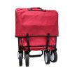 Outdoor Picnic Beach Camping Wagon Camping Cart Trolley Garden Trail Foldable Collapsible Folding Utility Cart Wagon