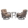 3pcs Outdoor Furniture Modern Wicker set