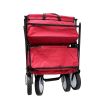 Outdoor Picnic Beach Camping Wagon Camping Cart Trolley Garden Trail Foldable Collapsible Folding Utility Cart Wagon