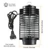 Electric Bug Zapper UV Light Flying Zapper Insect Killer Lamps Pest Mosquito Fly Trap Catcher