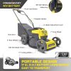 Cordless Electric Lawn Mower F4017 Yellow