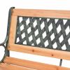 vidaXL Patio Bench 48" Wood