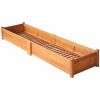 vidaXL Garden Raised Bed Acacia Wood 78.7"x19.7"x9.8"