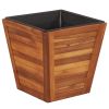 vidaXL Garden Raised Bed Set 3 Pieces Square Solid Acacia Wood