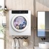 Electric Portable Clothes Dryer; Front Load Laundry Dryer with Touch Screen Panel and Stainless Steel Tub for Apartments; Dormitory; and RVs