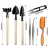 12-piece Set Succulents Gardening Tool Scissors Transplanter Soil Shovel Potted Plants Trim Brush