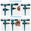 2 Packs 360 Degree Rotatable Lawn Garden Sprinkler Sprayer Adjustable Sprinkler