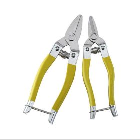 Garden Shears Hand Pruner Gardening Scissors (Color: yellow, size: large)